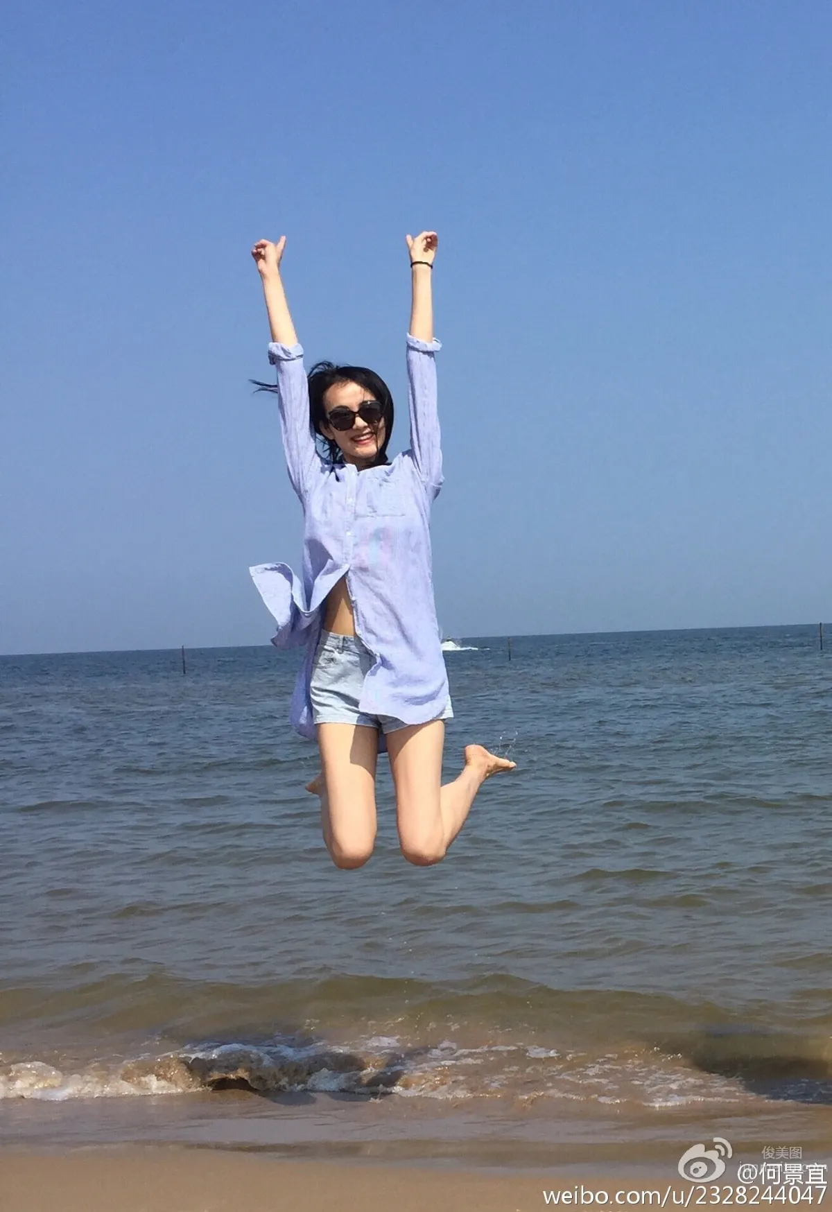 He Jingyi, Tall Beauty Weibo Beautiful Photos photo 12