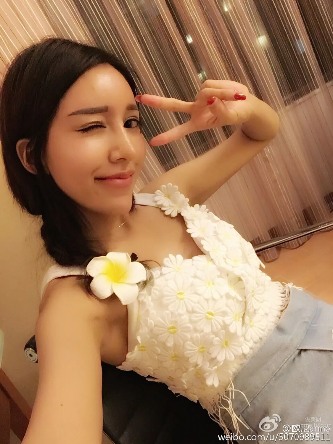 Ouni anne - Weibo Private Shoot Beautiful Photos photo 8