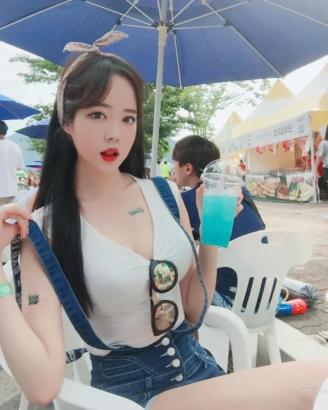 윤혜주- 小隻马露出深沟雪白超诱人_13