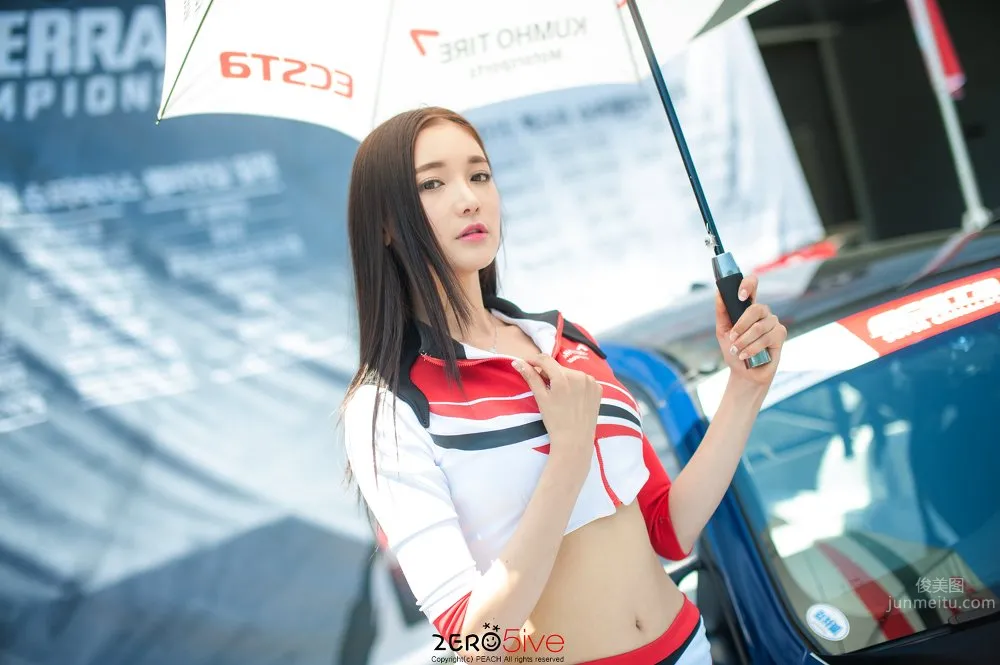 架景- 南韓美女賽車女郎清爽寫真 20