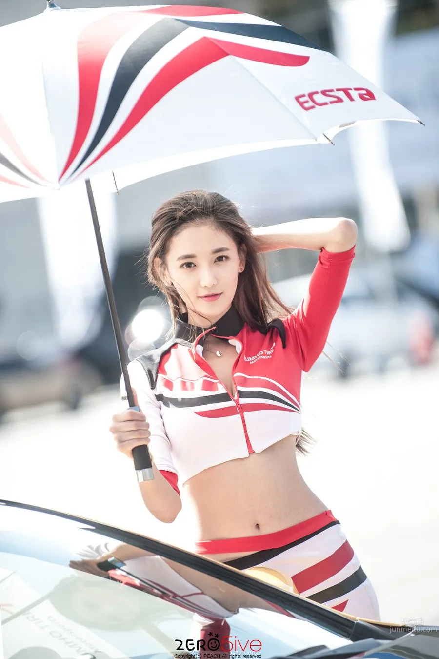 架景- 南韓美女賽車女郎清爽寫真 12