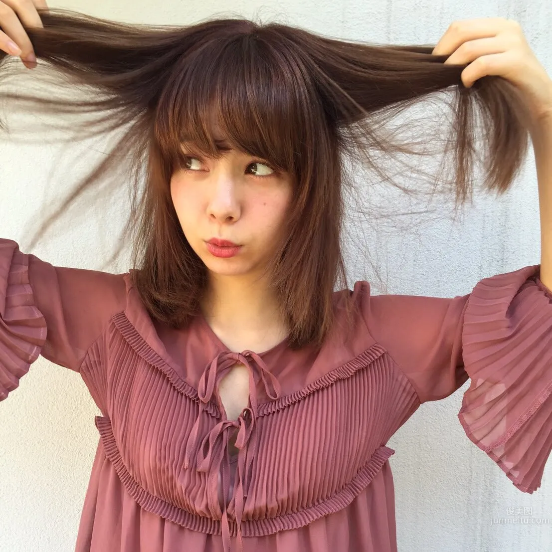 柴田彩菜- 日意混血蘿莉俏皮私房照 22
