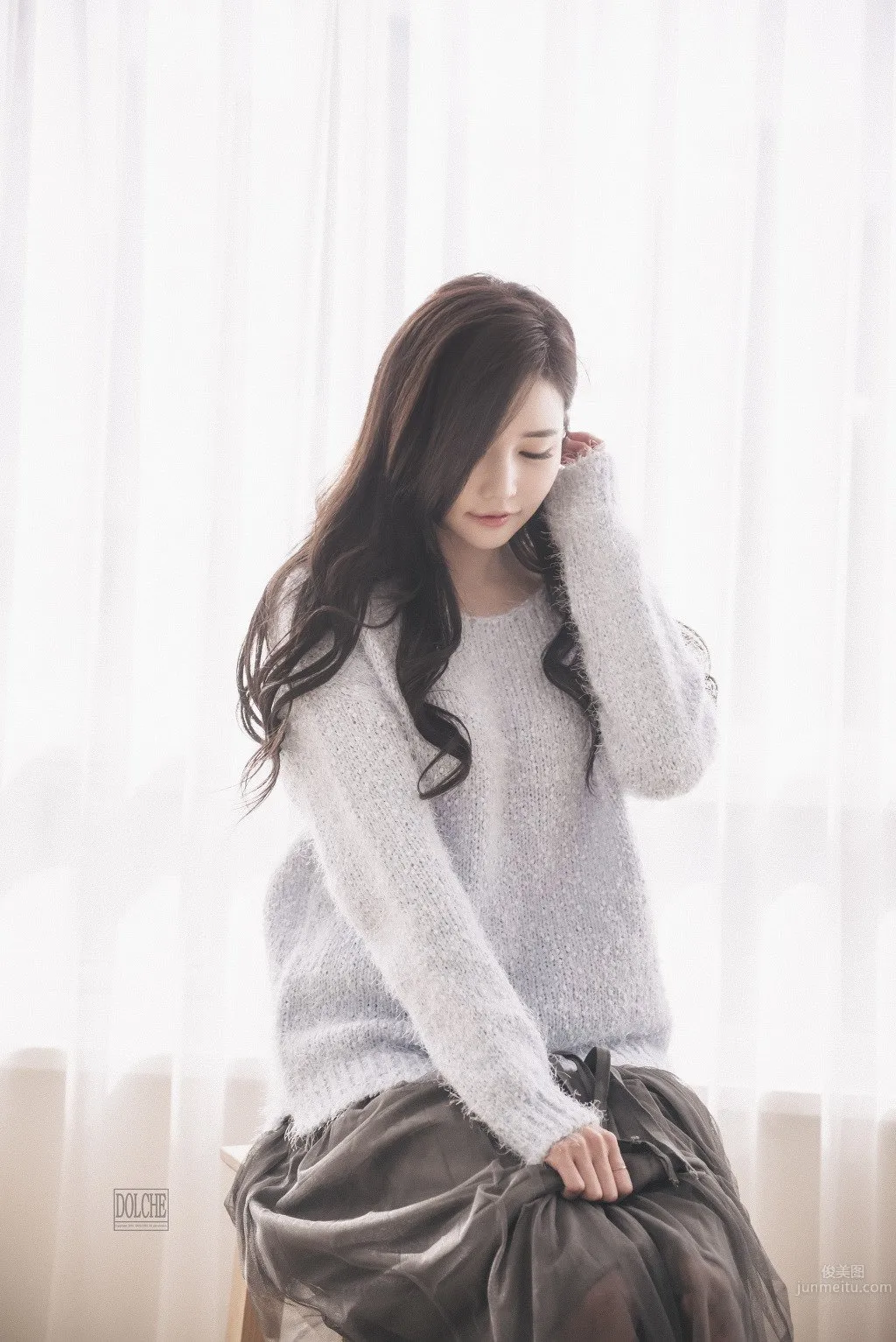 Han Jiaen, South Korean Model Ultra Charming Home Photo Set photo 21