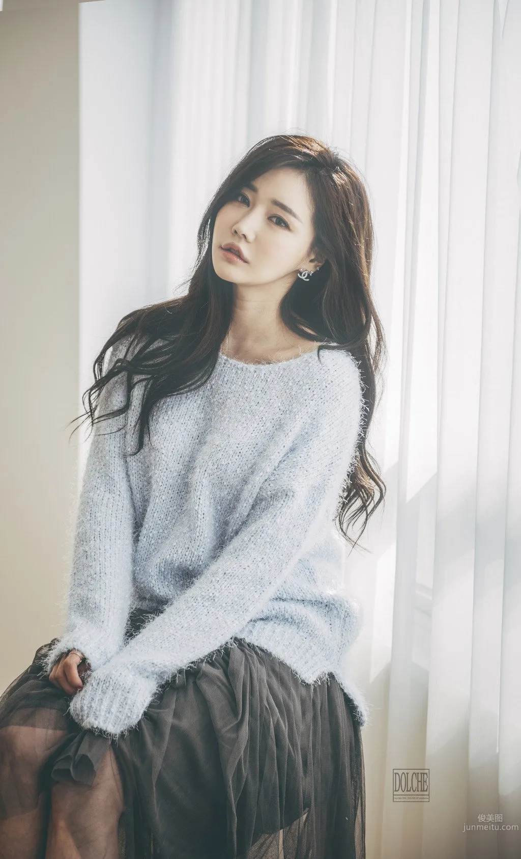 Han Jiaen, South Korean Model Ultra Charming Home Photo Set photo 23
