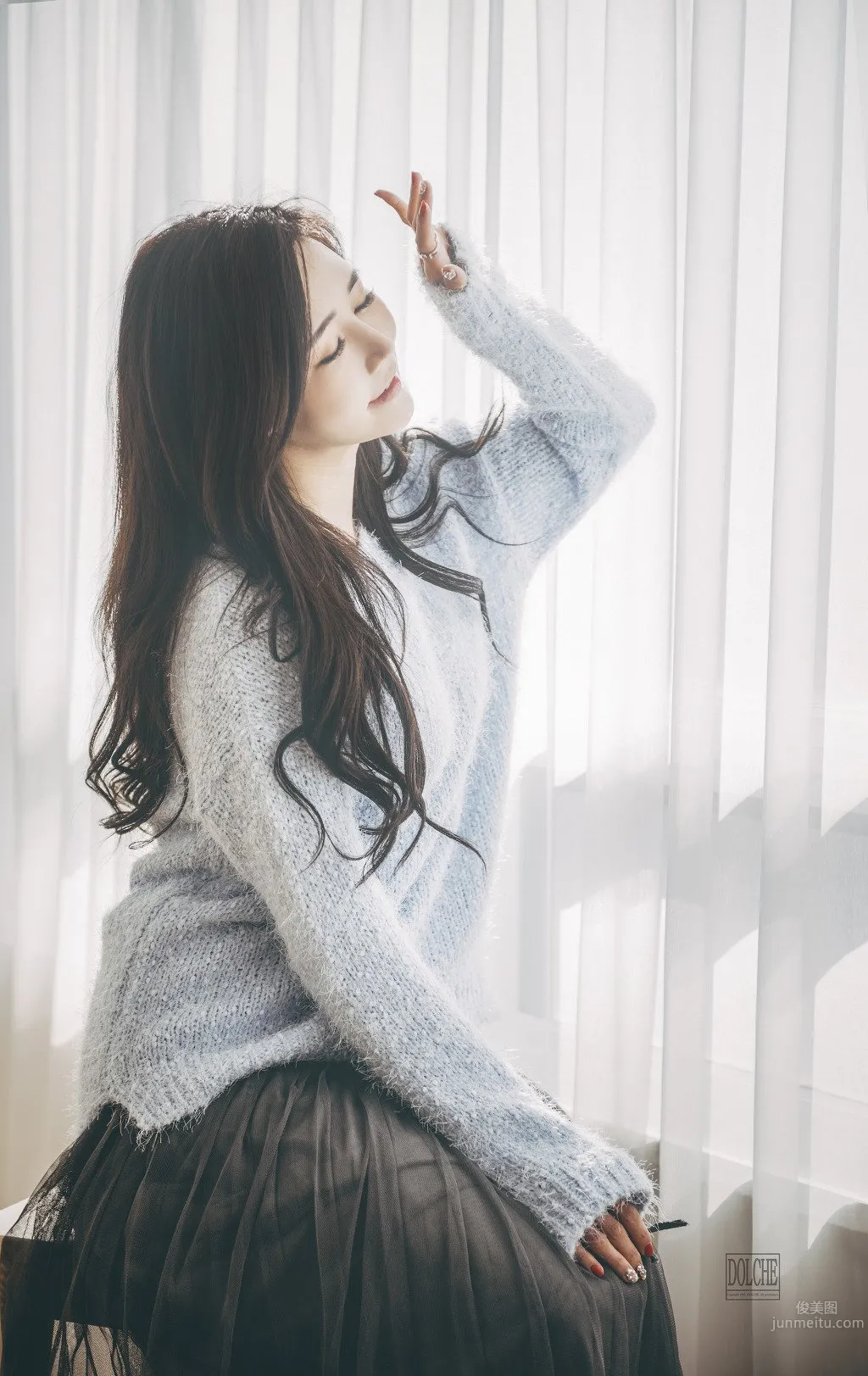 Han Jiaen, South Korean Model Ultra Charming Home Photo Set photo 25