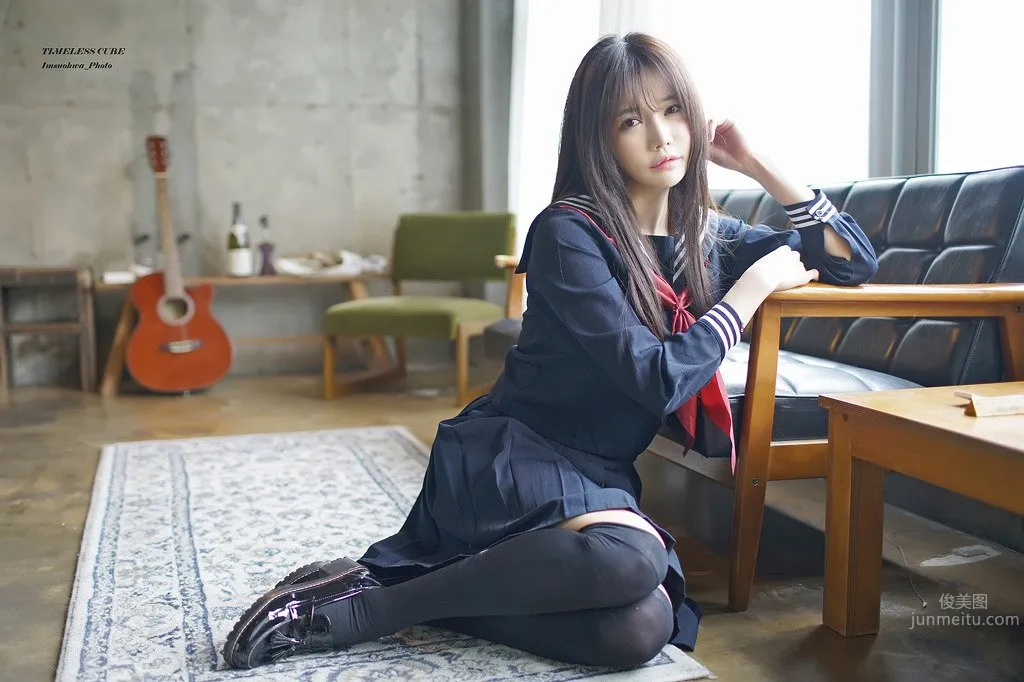 Han Ga Eun, Sexy and Alluring Uniform Photo photo 40