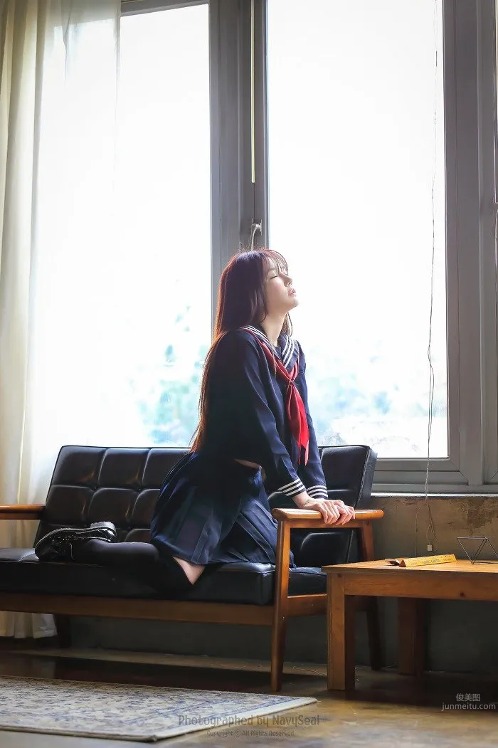 Han Ga Eun, Sexy and Alluring Uniform Photo photo 42