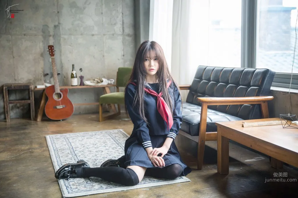 Han Ga Eun, Sexy and Alluring Uniform Photo photo 41