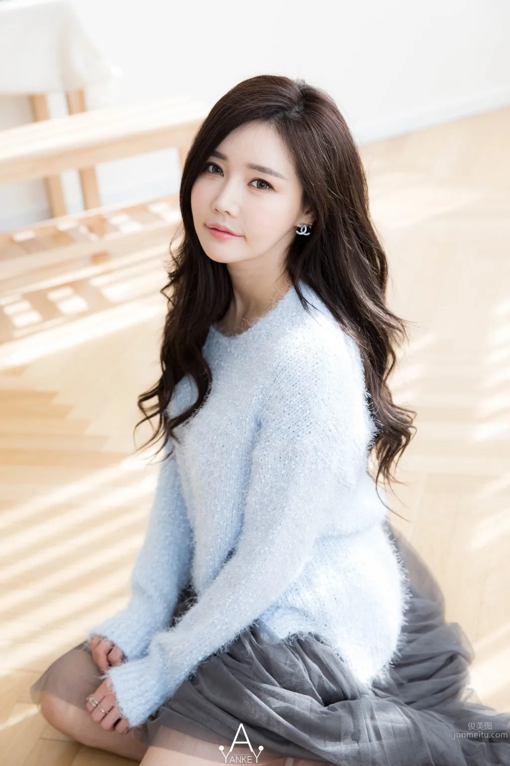 Han Jiaen, South Korean Model Ultra Charming Home Photo Set photo 35