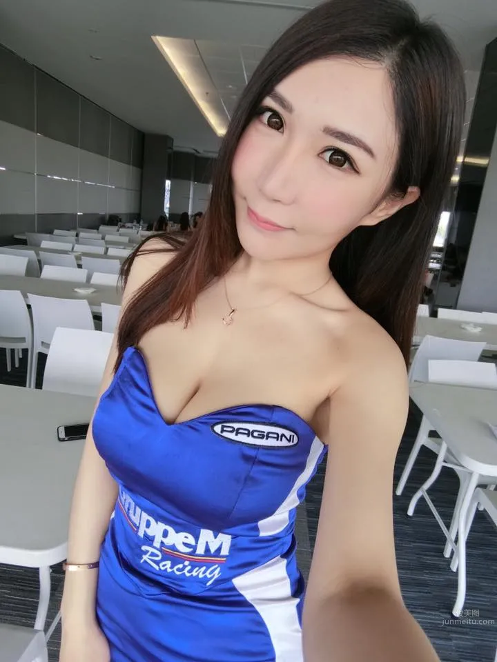34F Hot Beauty Zhan Wanxuan, She Is the Focus on the Racetrack photo 20