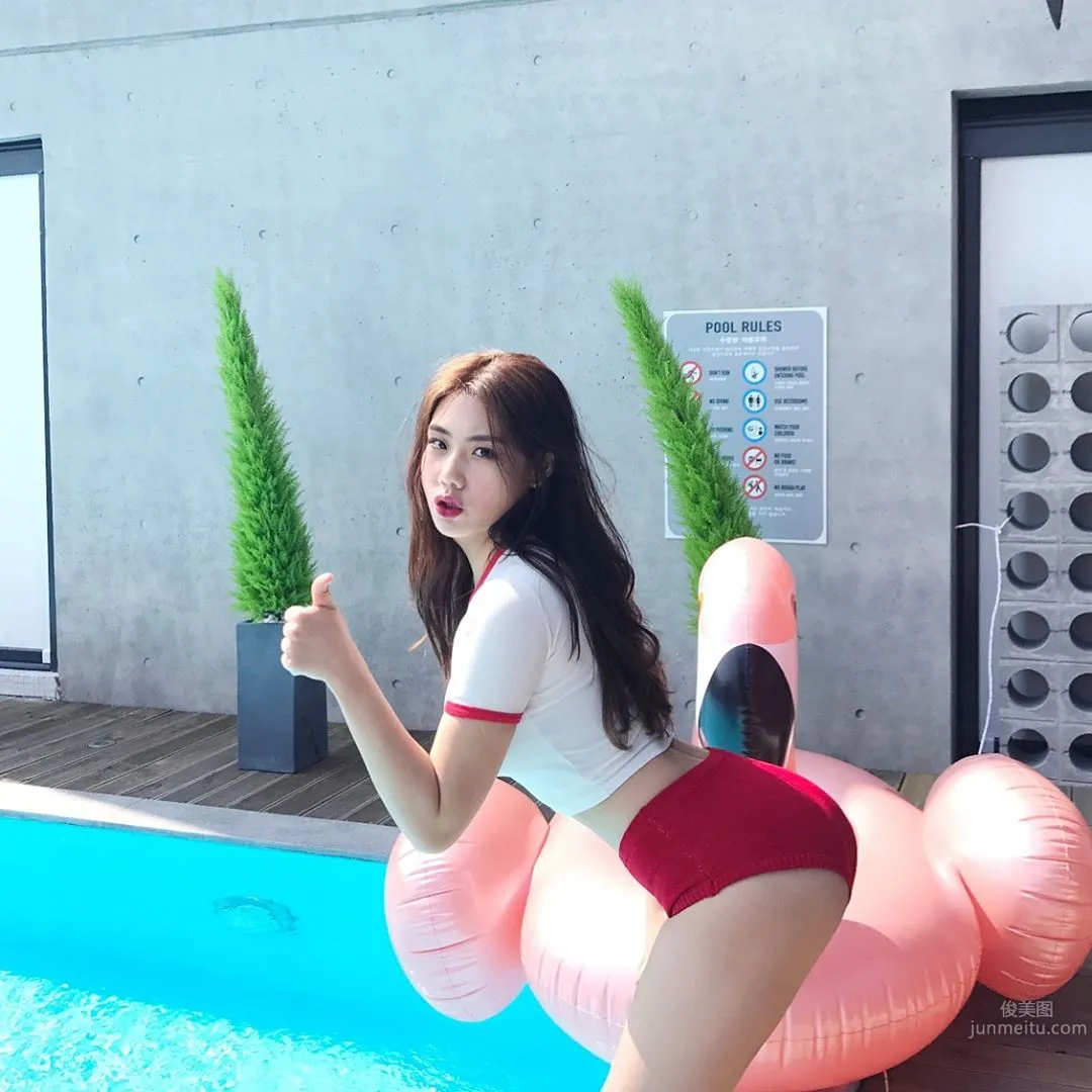 Korean Online Model cr5p-br, Only This Kind of Figure Can Set Off a Swimsuit photo 12