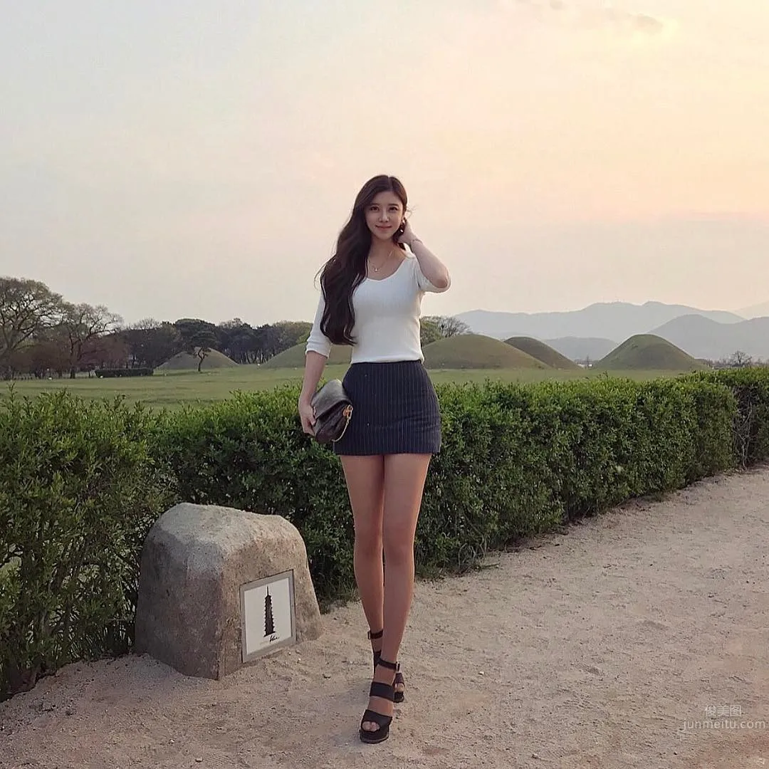 韓國九頭身美女Jin Yeyoung 黃金比例的大長腿 29