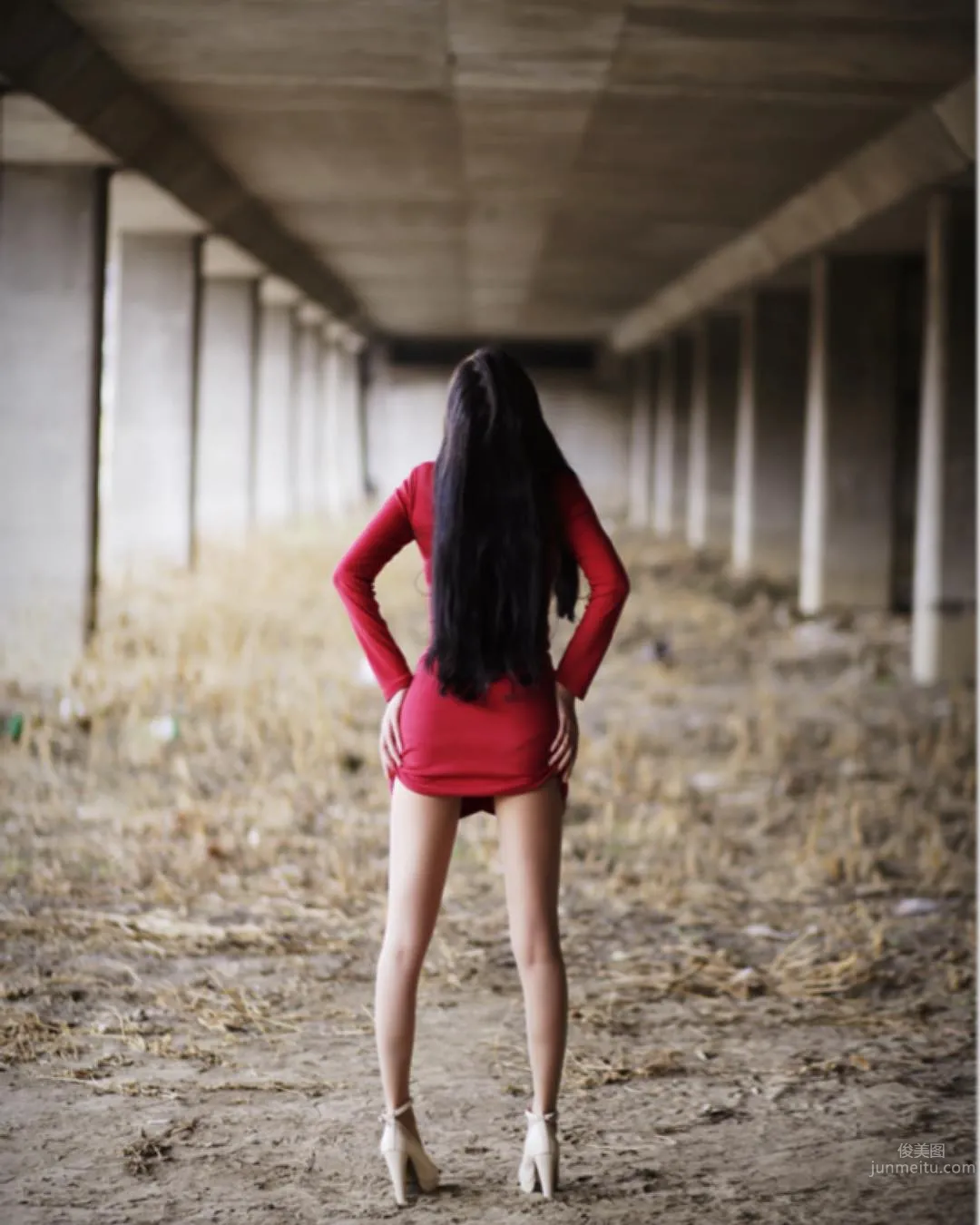 韓國美女조달쏭 街頭性感寫真美圖 3