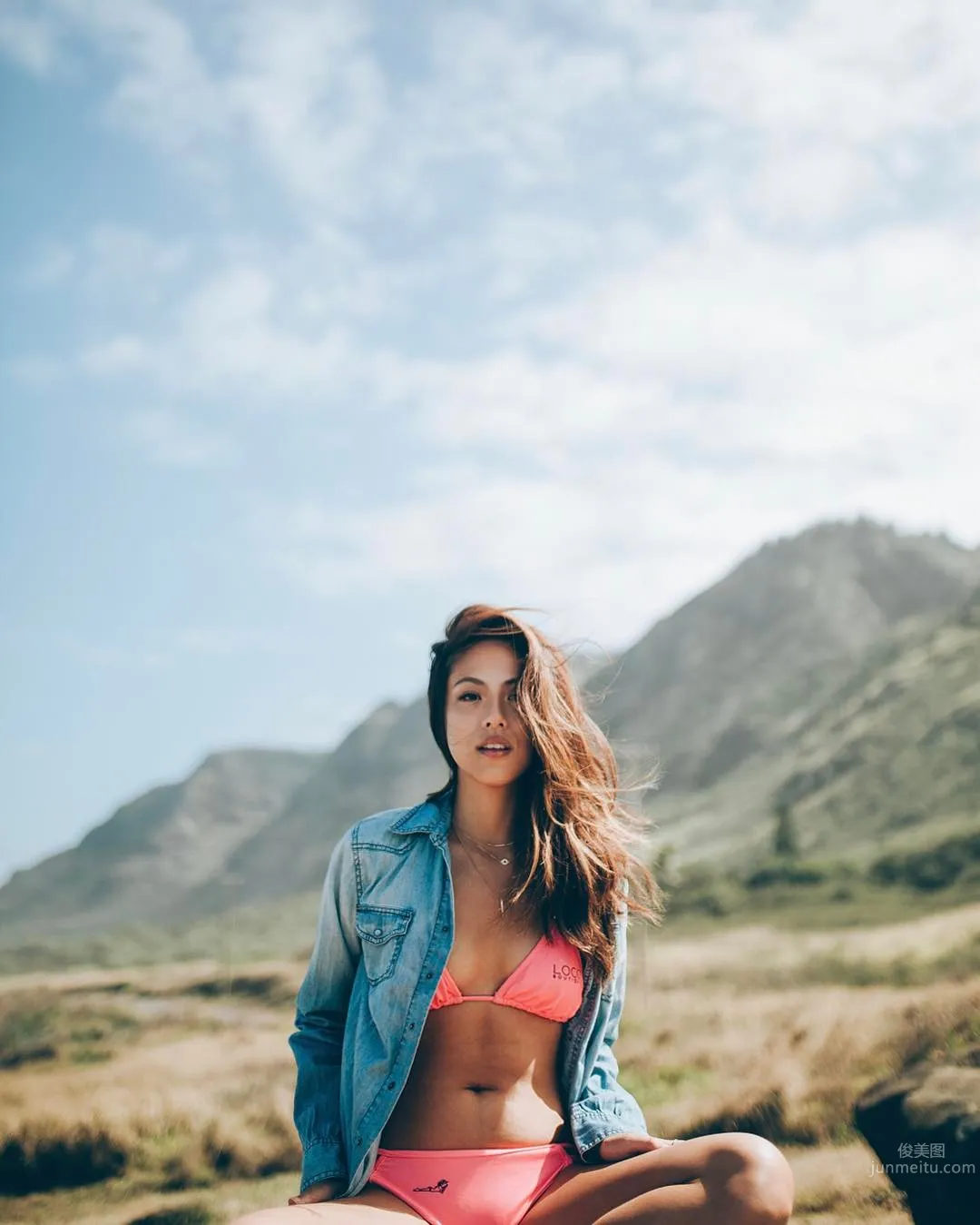 夏威夷小姐郭瑞筠 健康古铜色美女私房照_5