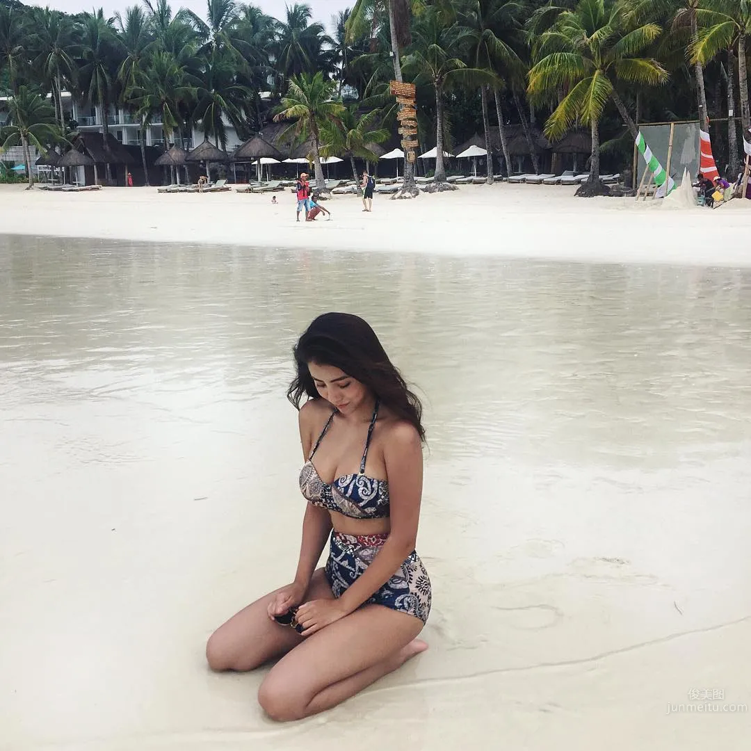 超美混血儿Tia 侧面运动照激似小昆凌_5