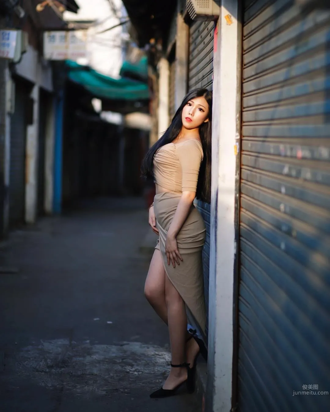 韓國美女조달쏭 街頭性感寫真美圖 36