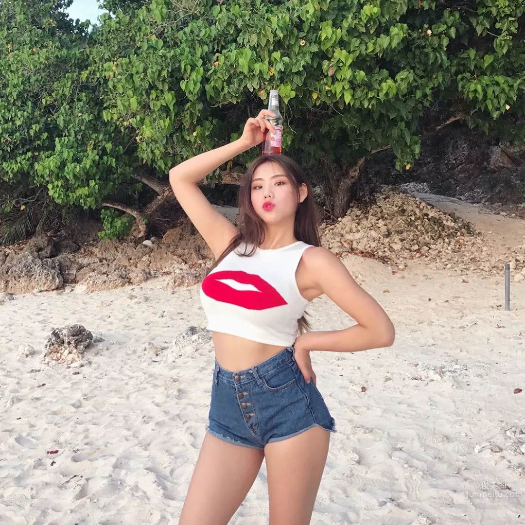 Korean Online Model cr5p-br, Only This Kind of Figure Can Set Off a Swimsuit photo 48