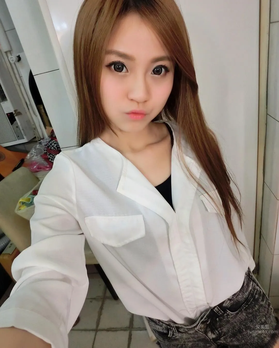 电眼女神MiMi佳佳兒 性感小萝莉写真_34