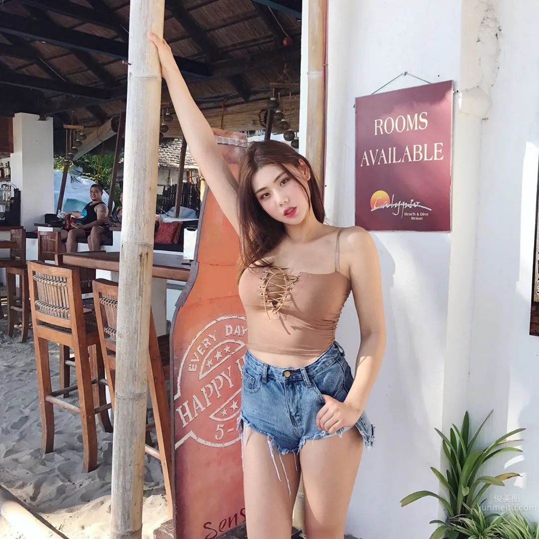 Korean Online Model cr5p-br, Only This Kind of Figure Can Set Off a Swimsuit photo 32