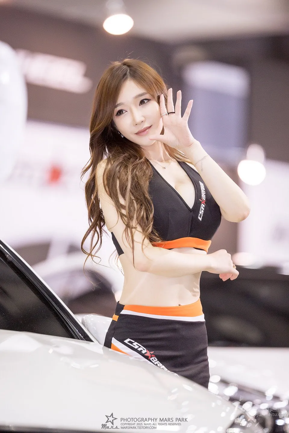南韓賽車女郎이화리 車展私房寫真 12