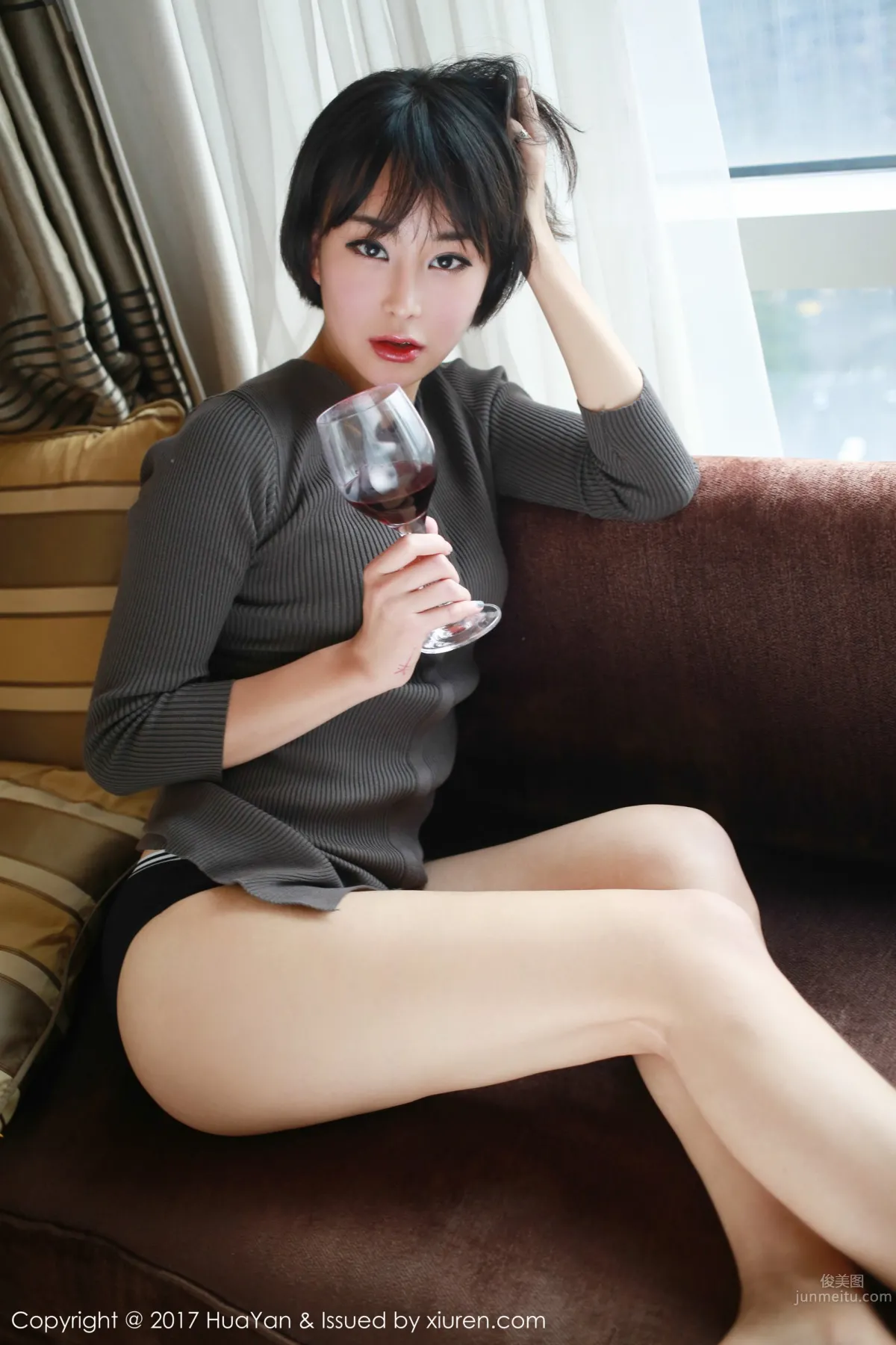 清新短发艺蕾 日系风班比跪_42