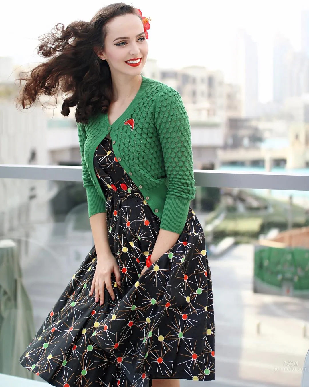 波黑美人Idda van Munster 复古风情写真合集_2