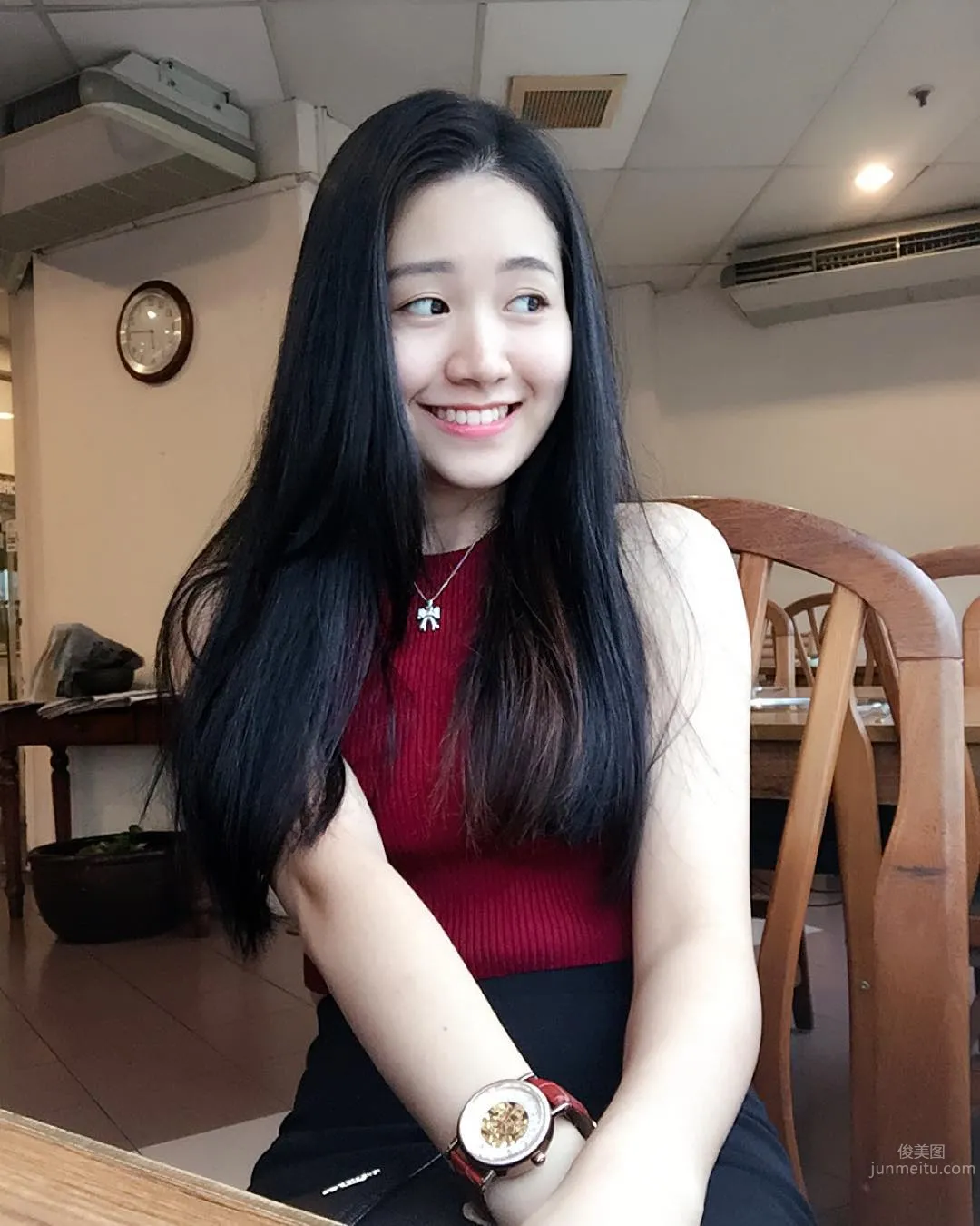 大马槟城正妹张诗佲 天使般的微笑美图_0