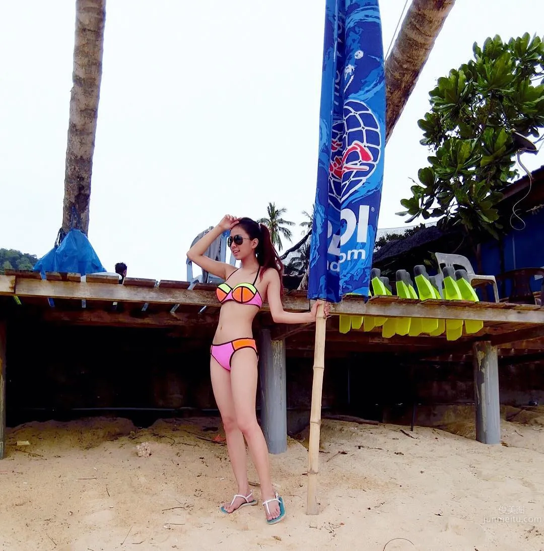 Malaysian Beauty Christine Pang Beach Beautiful Photos photo 10