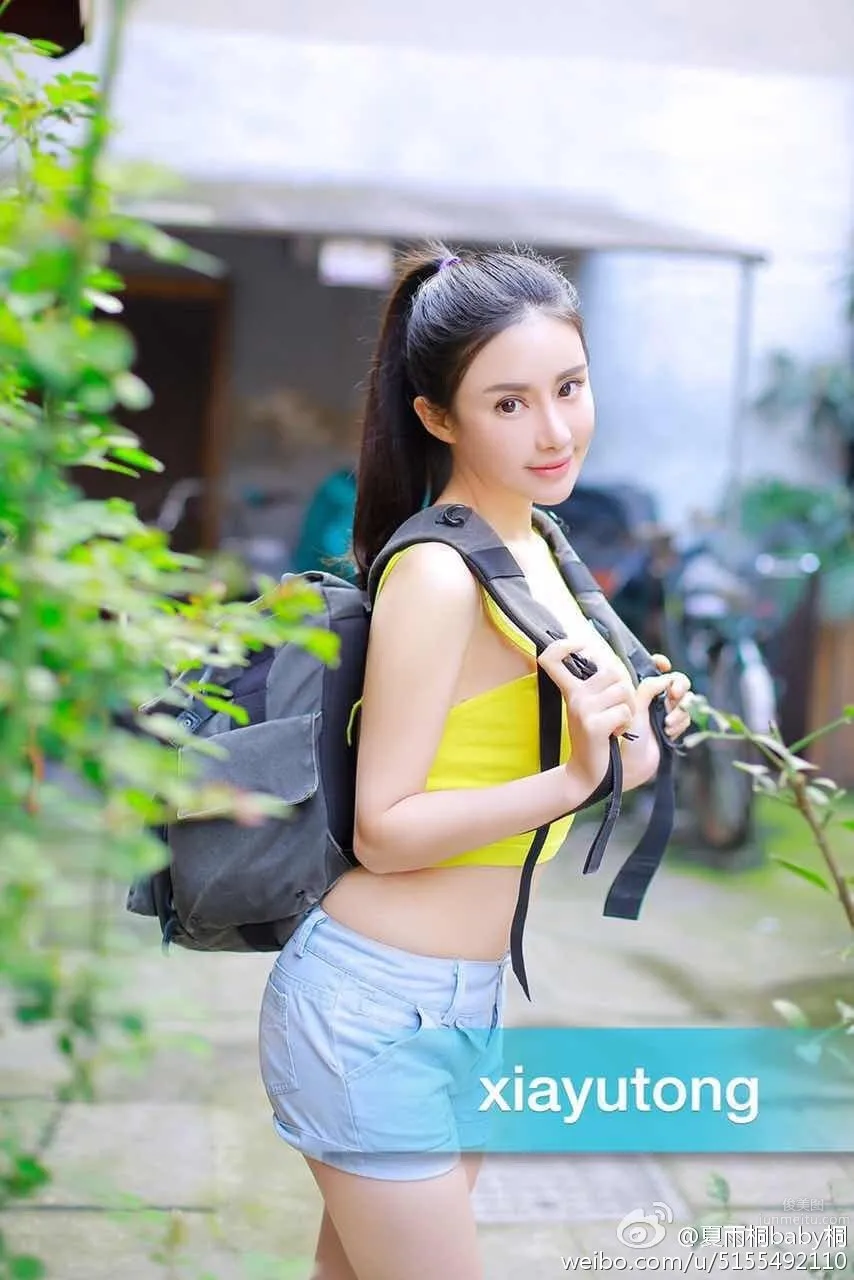 Long-Haired Beauty Xia Yutong Aesthetic Style Street Snap Photo Set photo 13