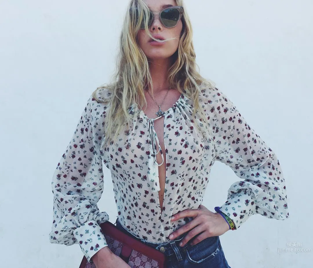 瑞典名模Elsa Hosk 维密天使火辣出镜_1