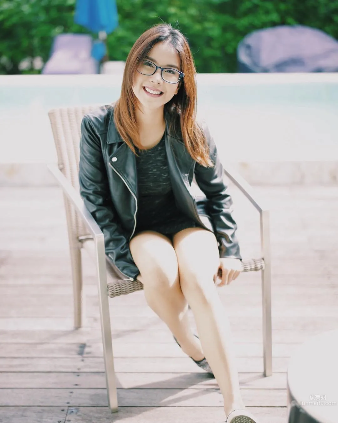 Glasses Girl Panidsara Nakha, A Down-to-Earth Thai Girl photo 29