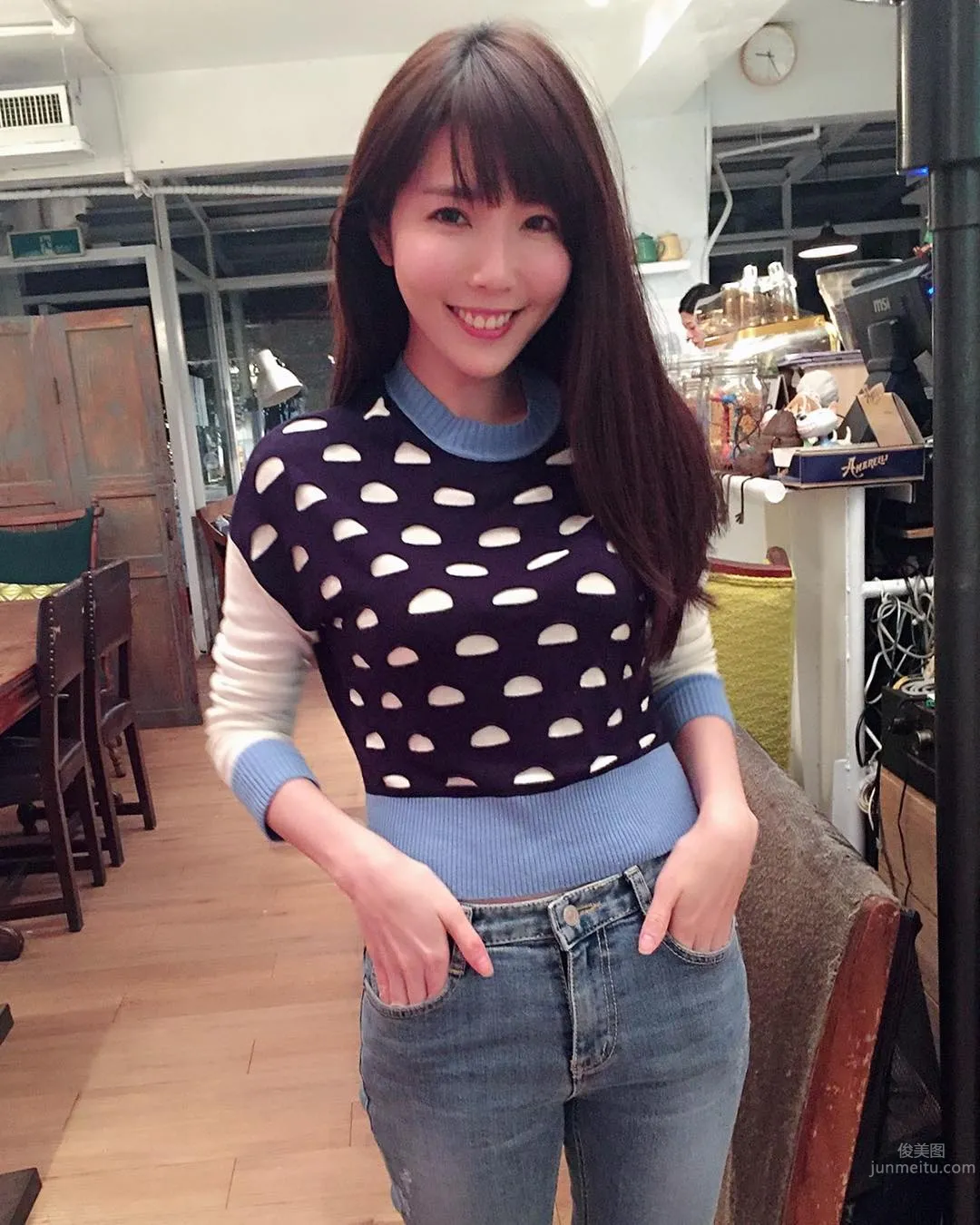 Weather Anchor Zhu Qiyu, Charming and Elegant Campus Beauty photo 20