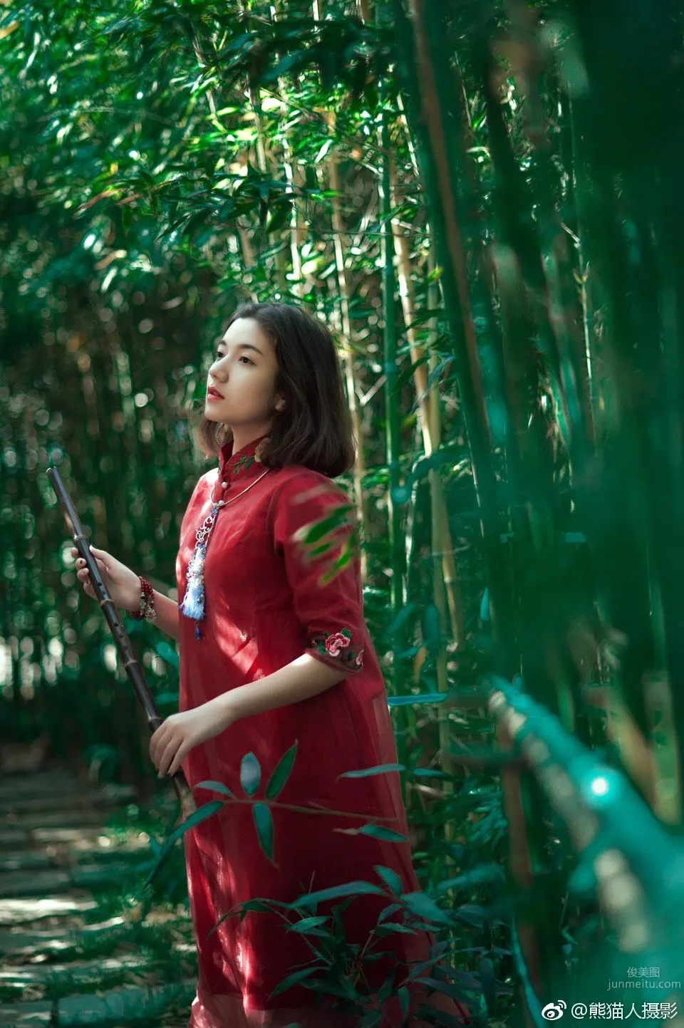 维族美女苏比 微博时尚私房写真_67