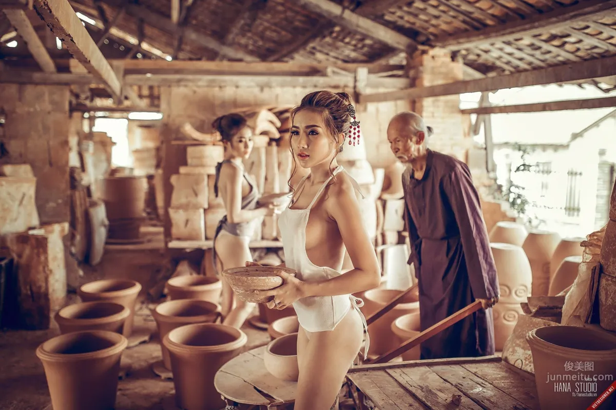 Vietnamese Countryside Sisters Series: Pottery Village Photos photo 33