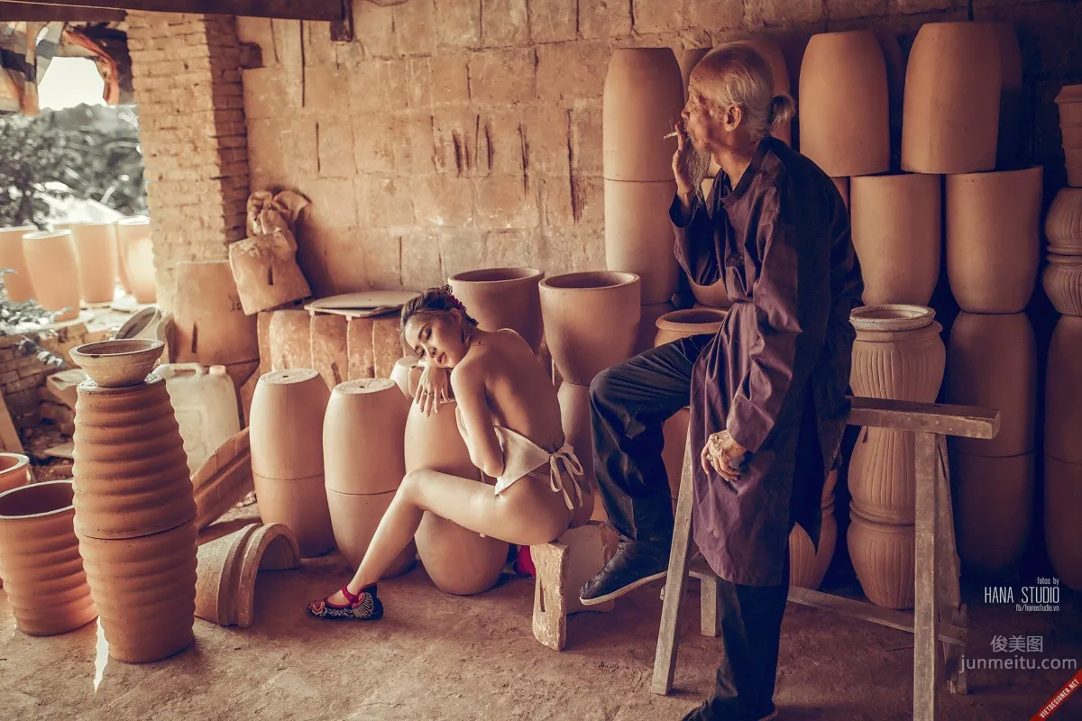 Vietnamese Countryside Sisters Series: Pottery Village Photos photo 19