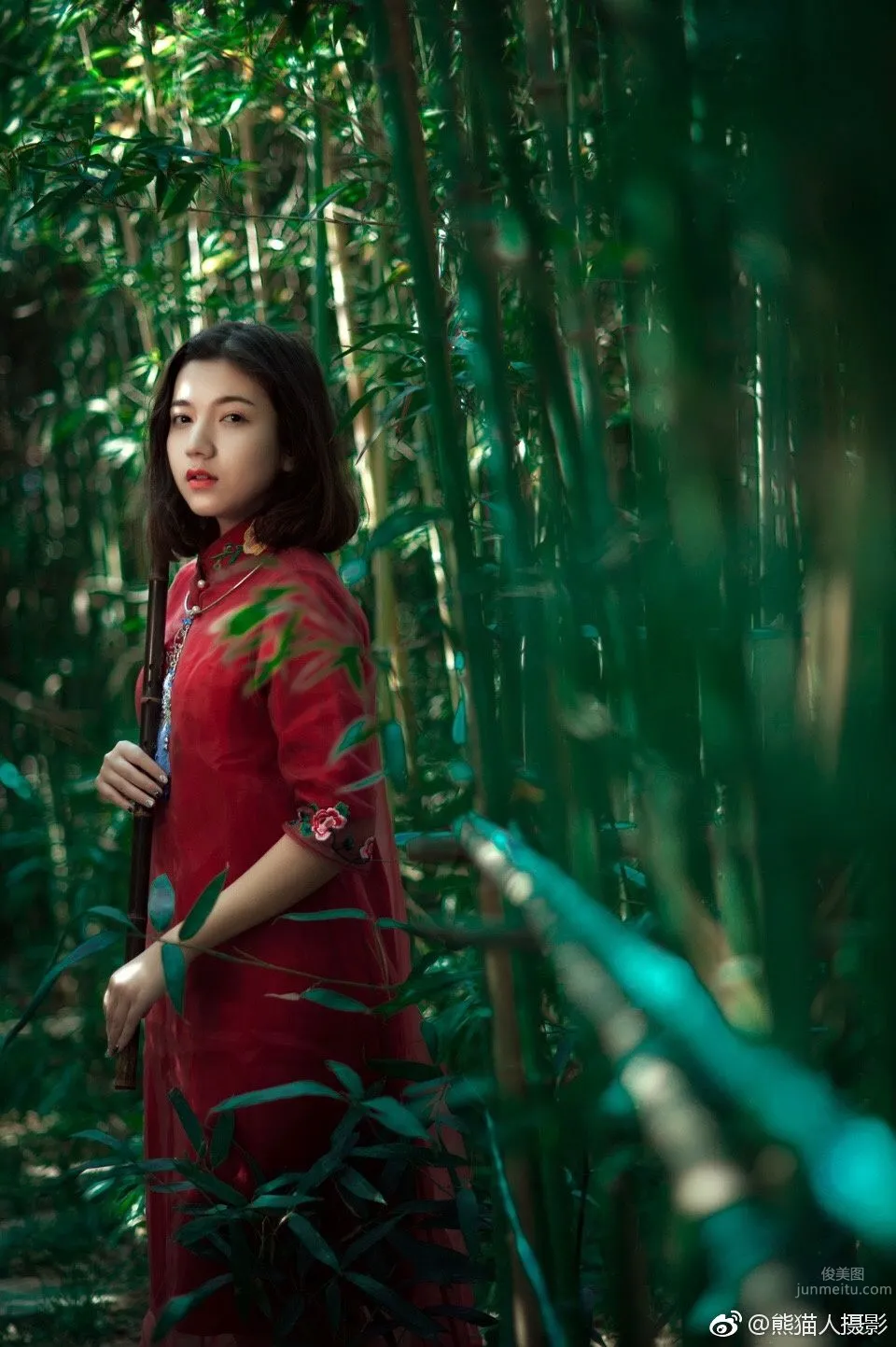 维族美女苏比 微博时尚私房写真_66