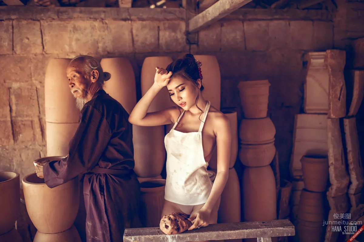 Vietnamese Countryside Sisters Series: Pottery Village Photos photo 13