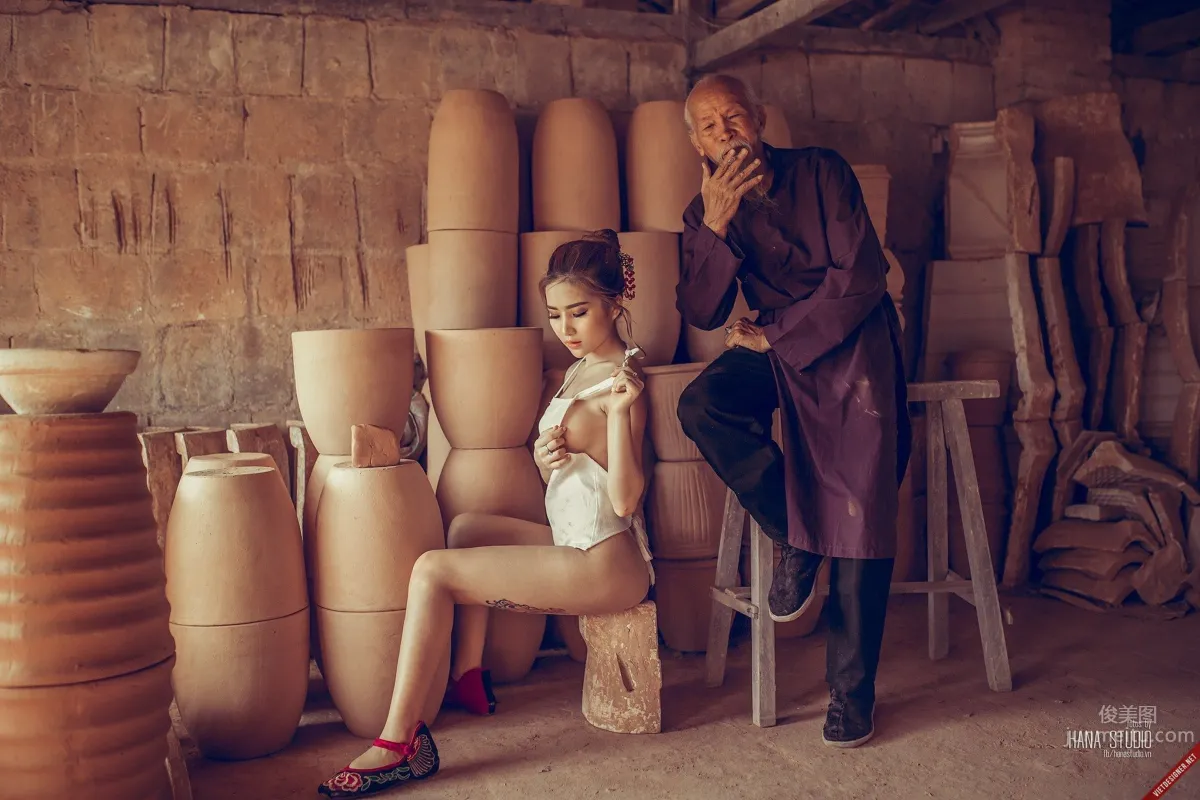 Vietnamese Countryside Sisters Series: Pottery Village Photos photo 16
