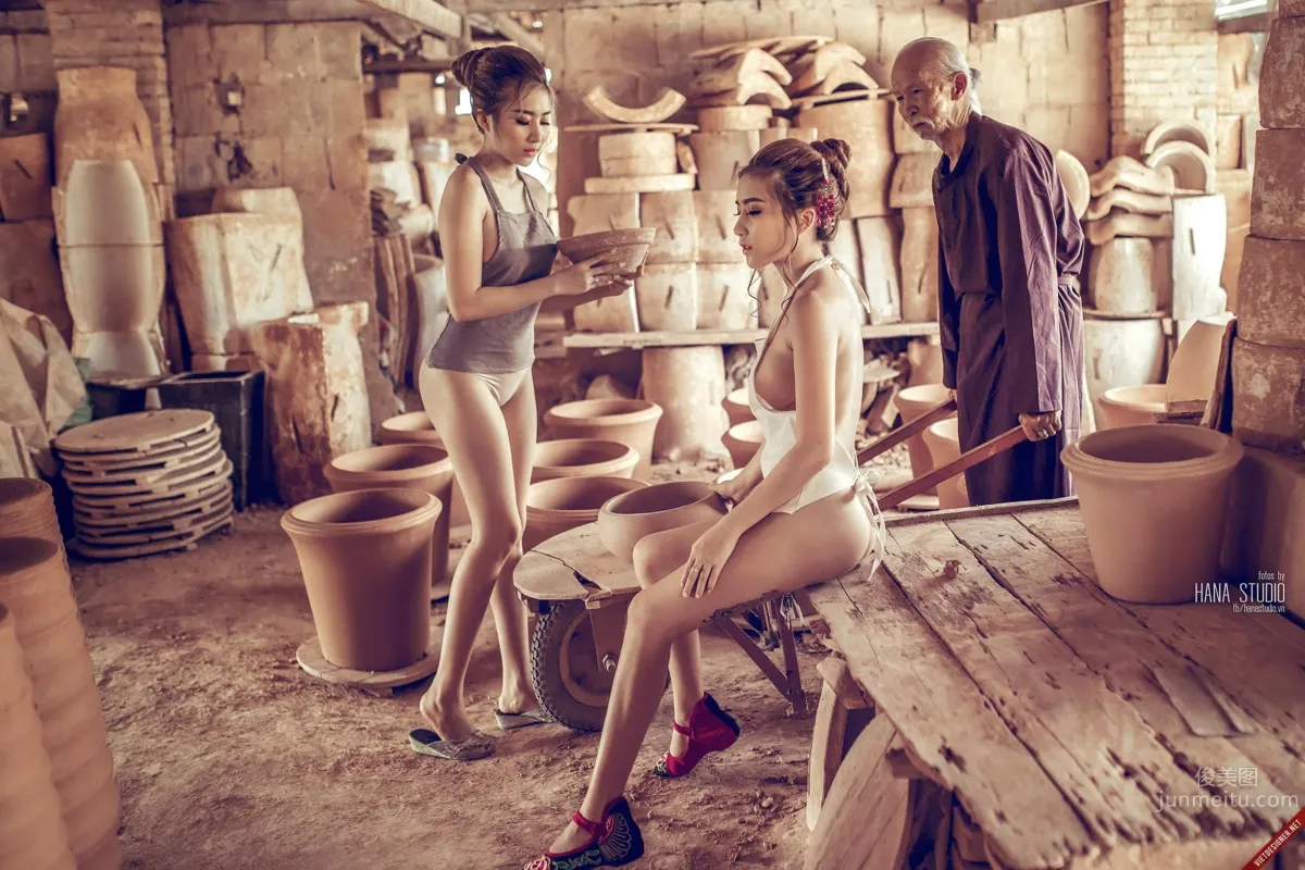 Vietnamese Countryside Sisters Series: Pottery Village Photos photo 29