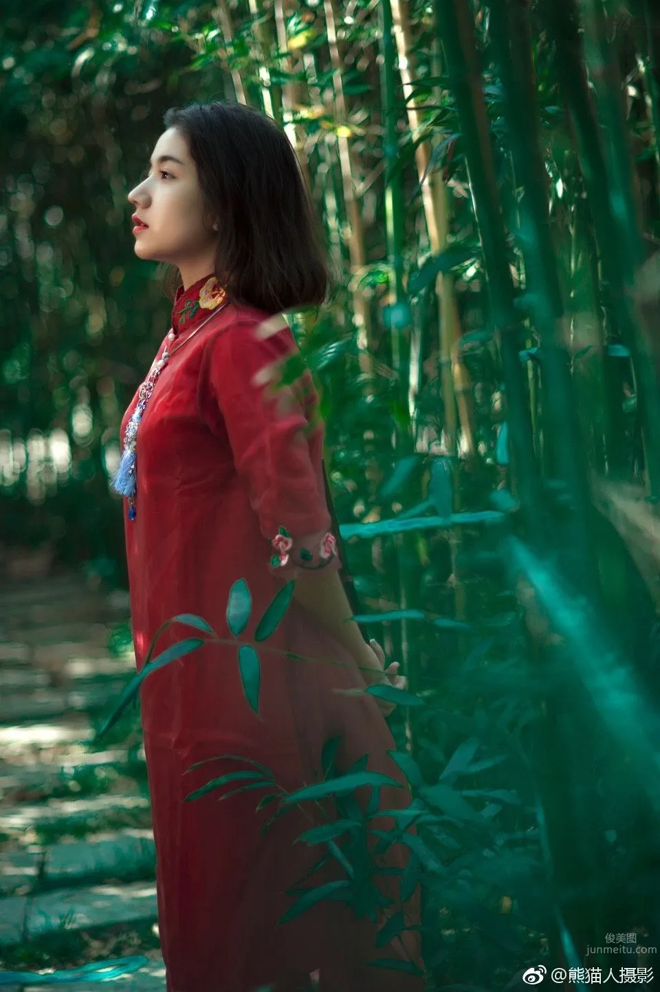 维族美女苏比 微博时尚私房写真_61