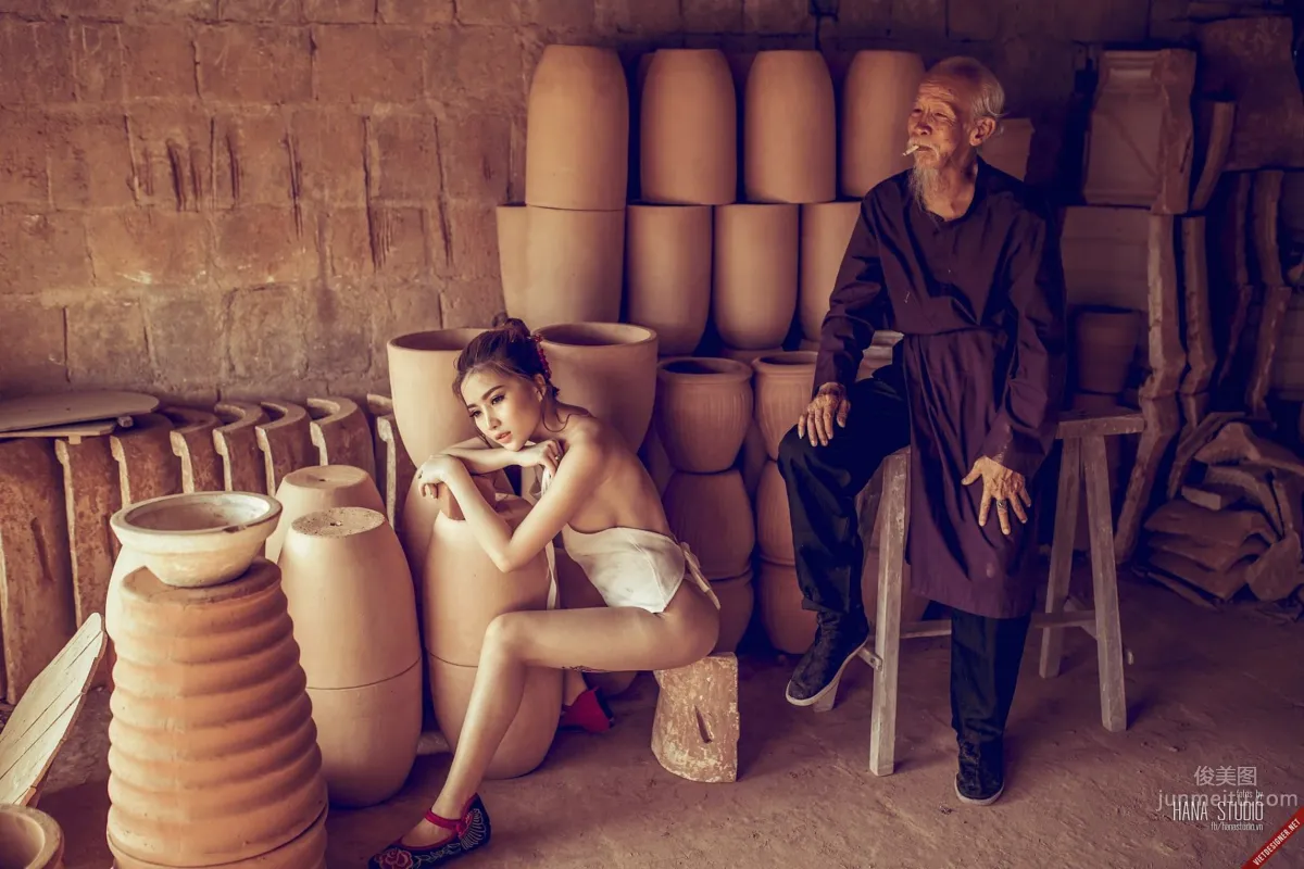 Vietnamese Countryside Sisters Series: Pottery Village Photos photo 20