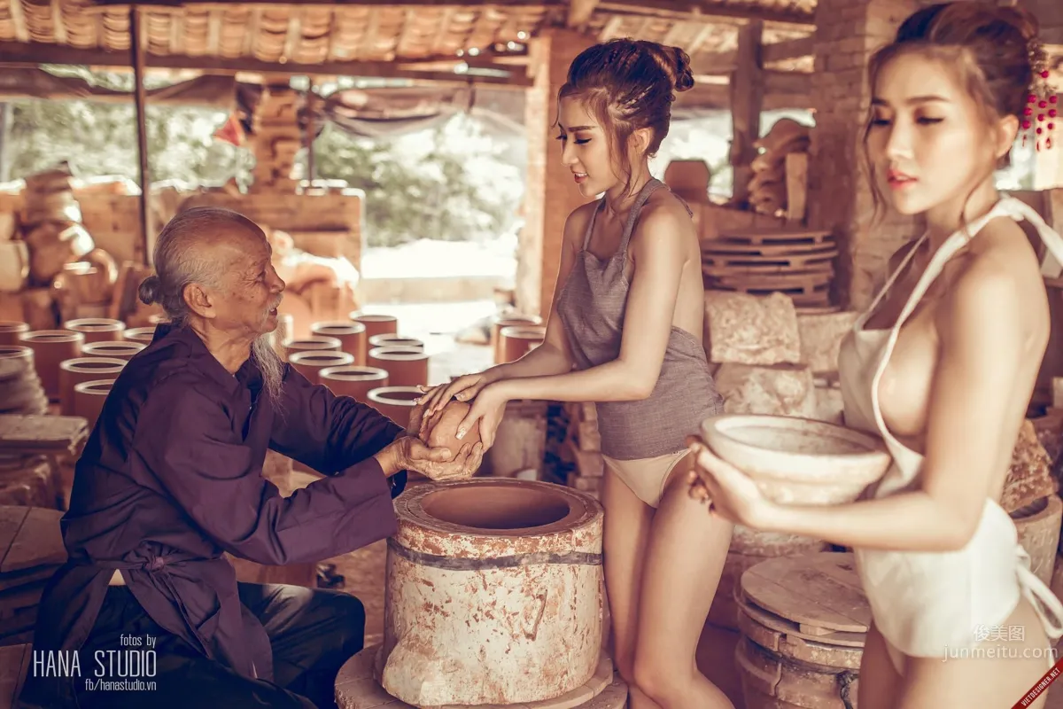 Vietnamese Countryside Sisters Series: Pottery Village Photos photo 41