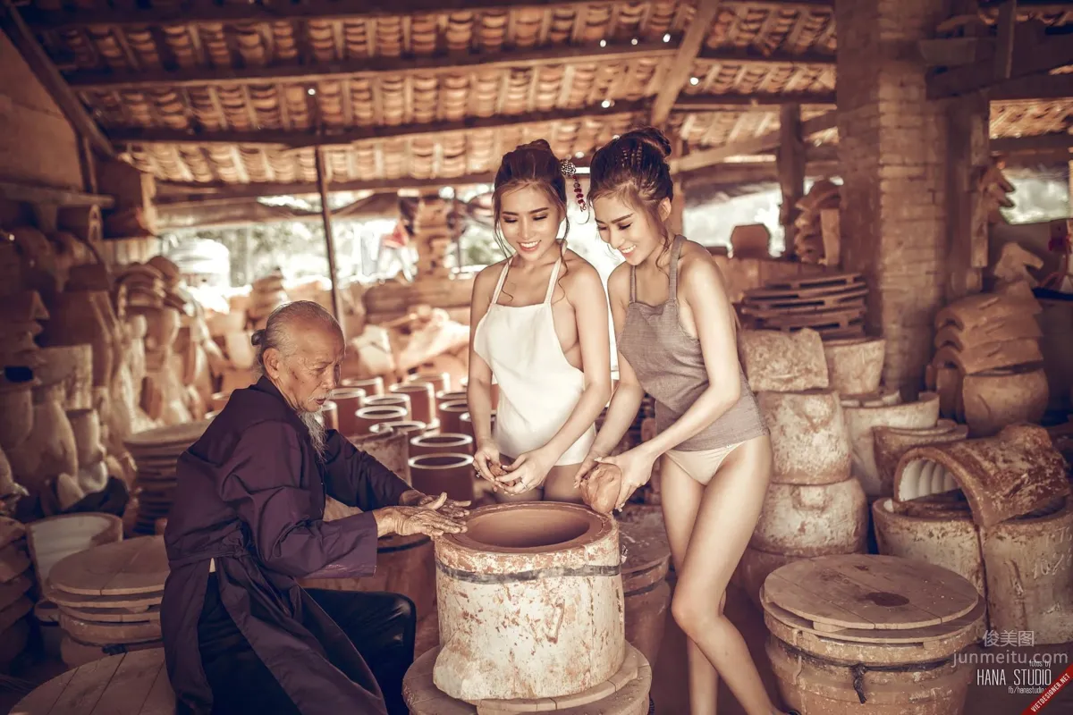 Vietnamese Countryside Sisters Series: Pottery Village Photos photo 38