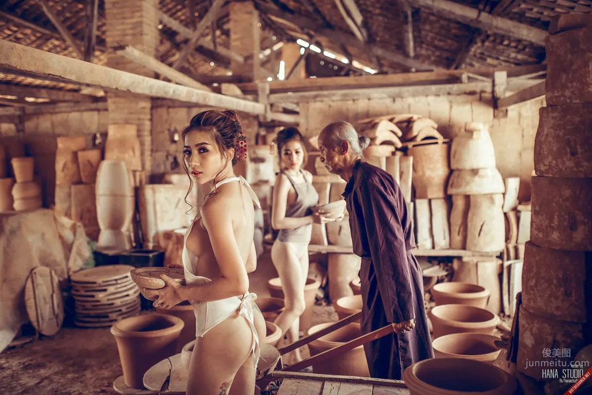 Vietnamese Countryside Sisters Series: Pottery Village Photos photo 35