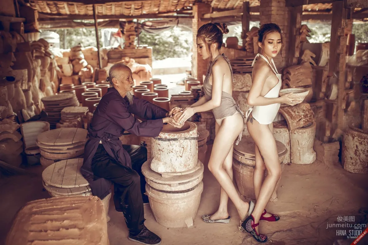 Vietnamese Countryside Sisters Series: Pottery Village Photos photo 40