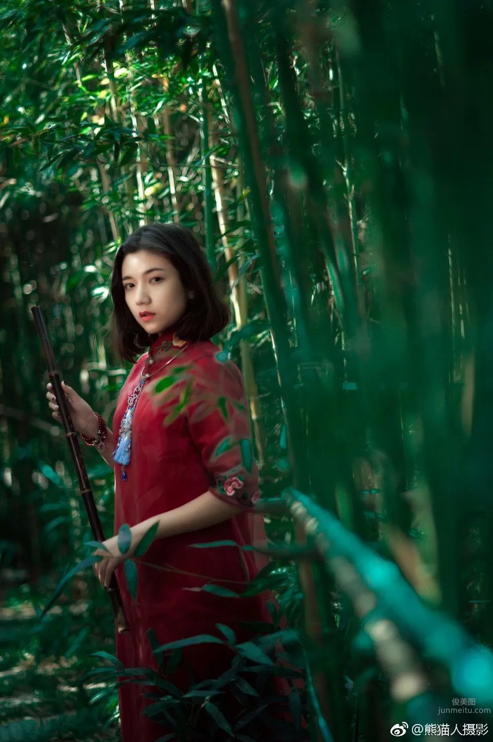 维族美女苏比 微博时尚私房写真_58