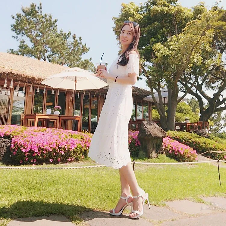 體育美女播報員鄭珠姬 氣質高雅身材高挑 7