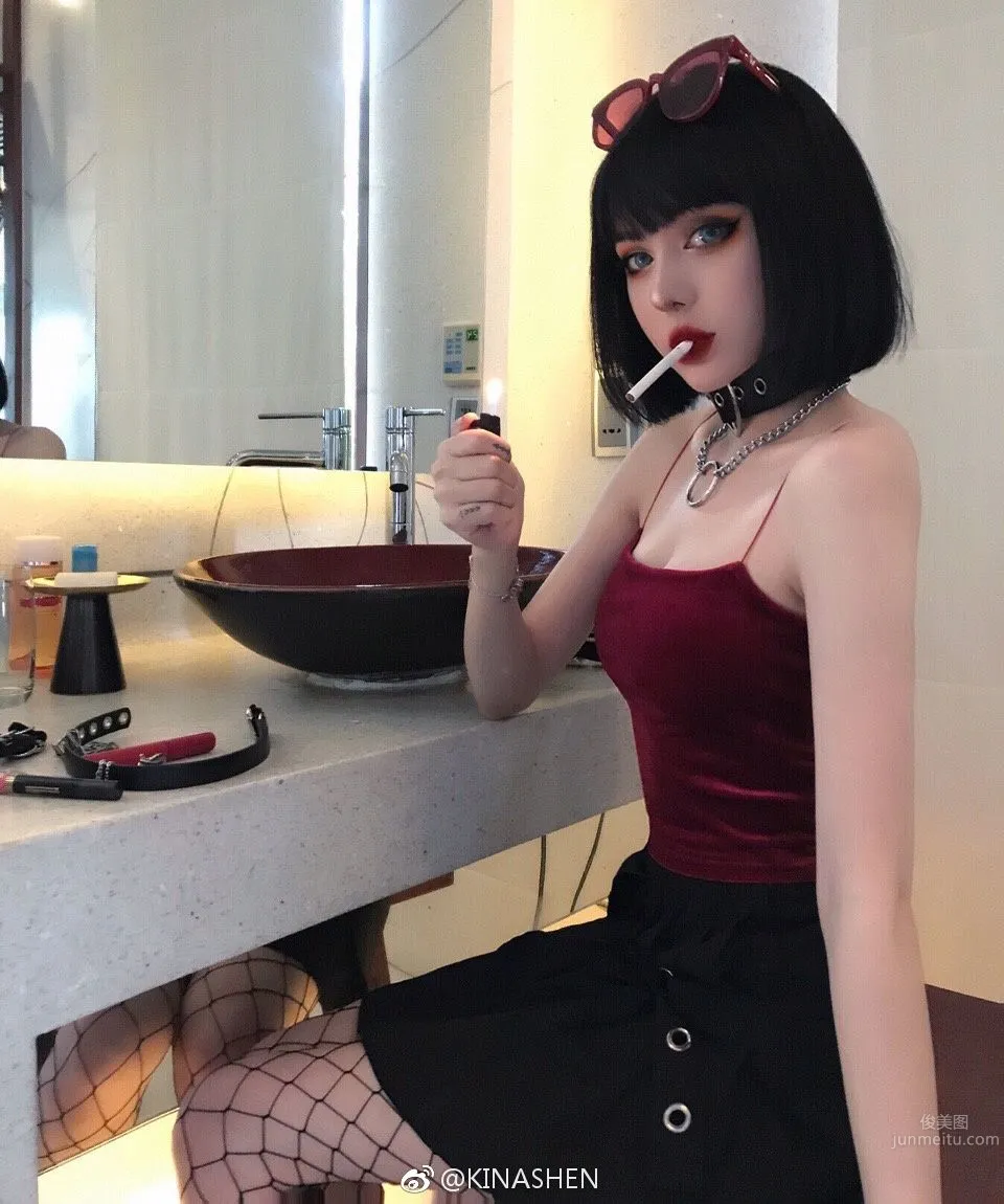Oriental Girl Kina Shen, Unique Dark Style Barbie photo 2