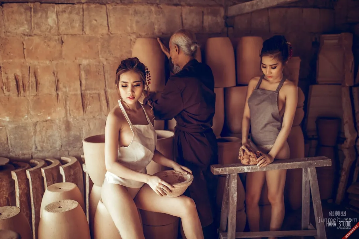 Vietnamese Countryside Sisters Series: Pottery Village Photos photo 10