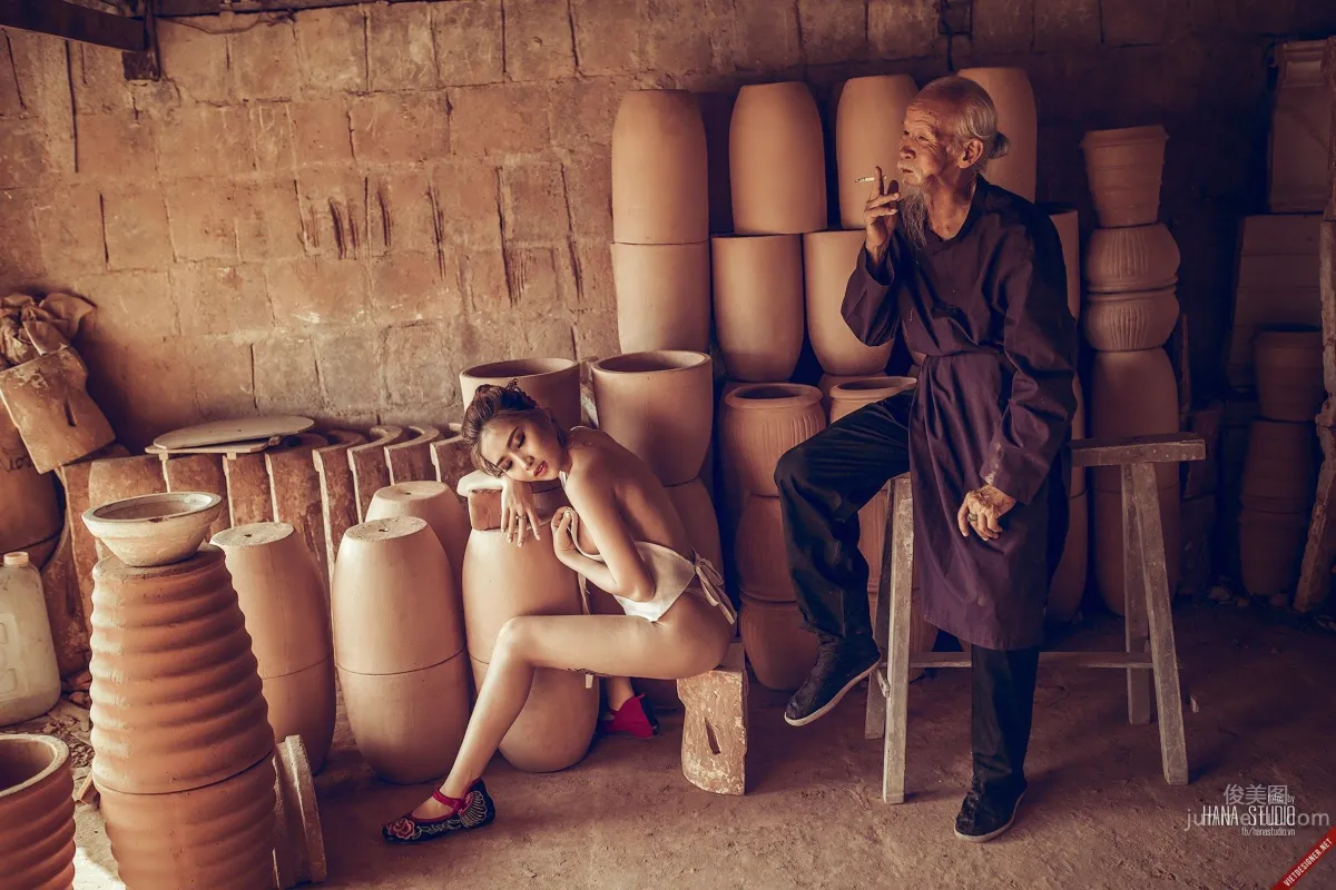 Vietnamese Countryside Sisters Series: Pottery Village Photos photo 18